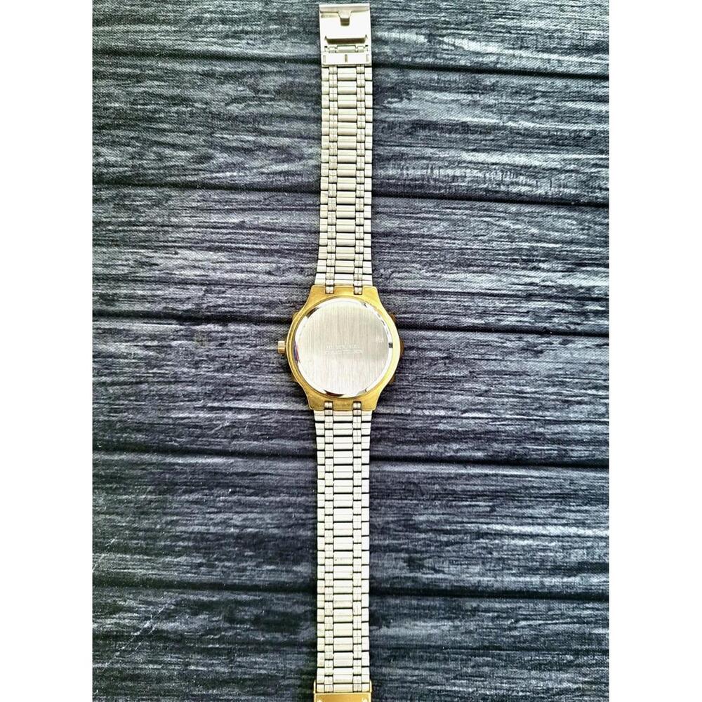Rare Vintage Benrus Swiss Diamond Executive Gold Tone Watch‎ - Picture 8 of 9